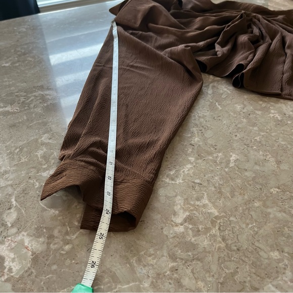 Diana Charles brown long sleeve hideaway buttons size 11 - Picture 8 of 8